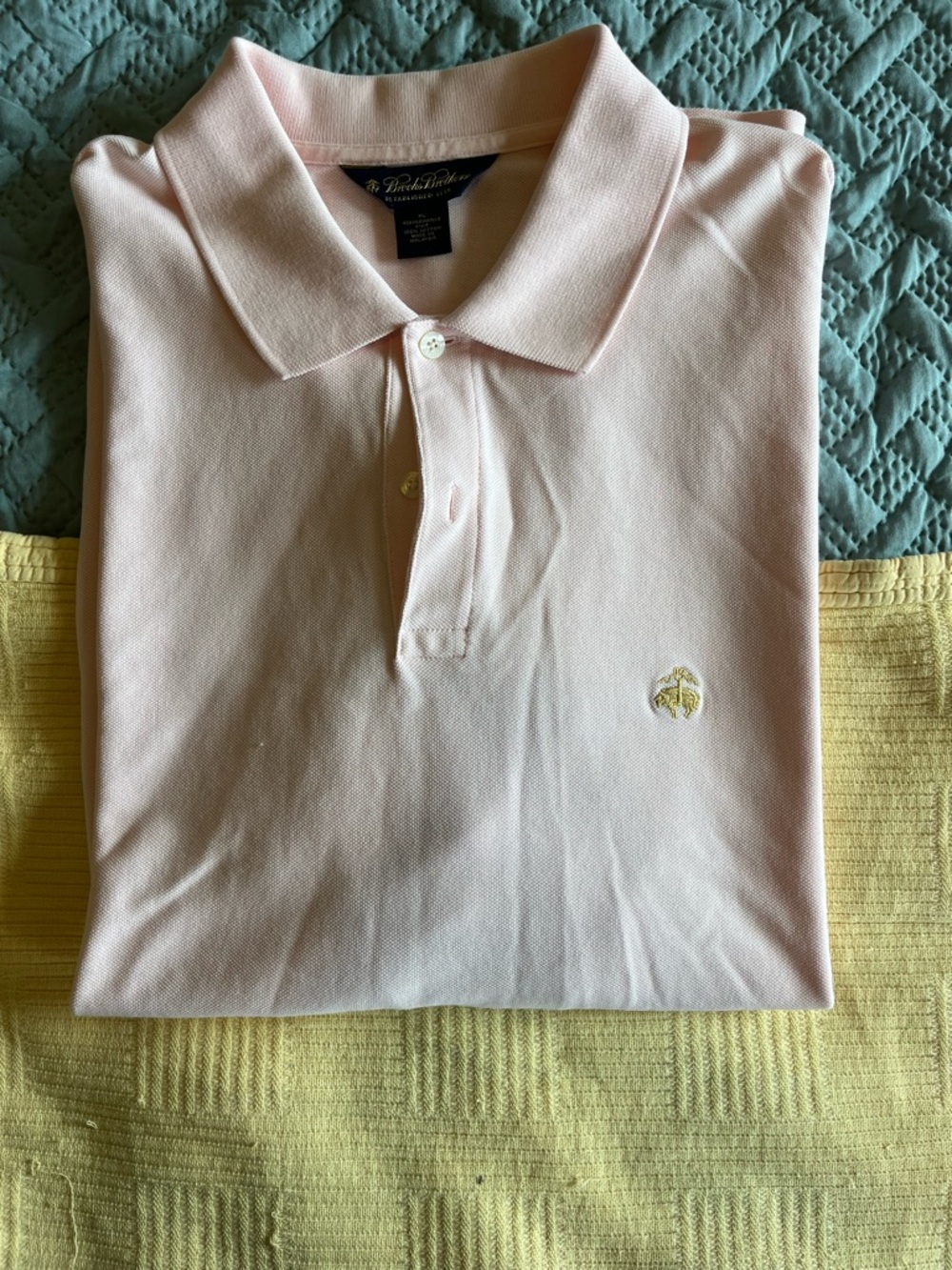 Brooks Brothers Men’s Pink Polo Shirt XL | Classic Fit | 100% Cotton